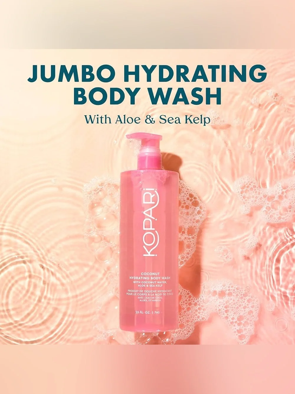 Kopari Jumbo Coconut Hydrating Body Wash with Aloe & Sea Kelp